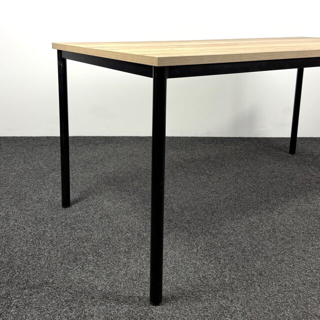 Kantinetafel - 160 x 80 cm | Zwart Onderstel