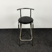 Design Barkruk - Chroom Buisframe