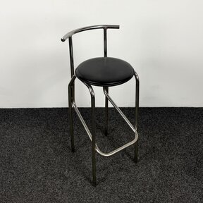 Design Barkruk - Chroom Buisframe