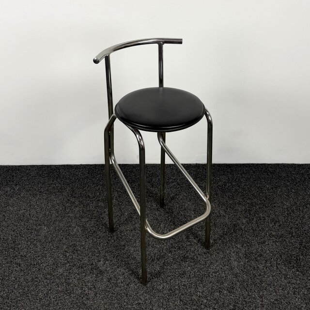 Design Barkruk - Chroom Buisframe