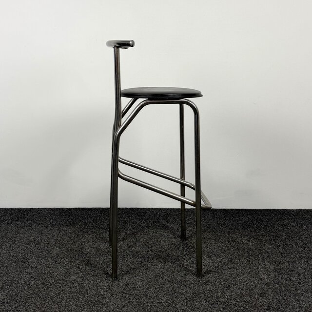 Design Barkruk - Chroom Buisframe