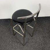 Design Barkruk - Chroom Buisframe