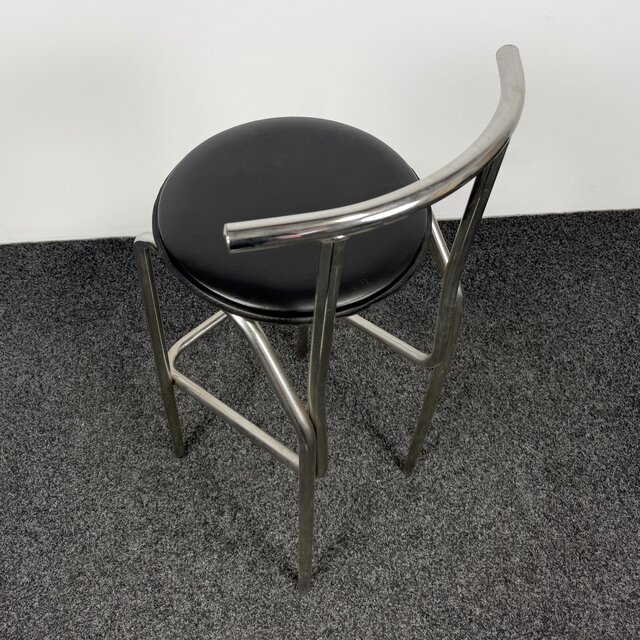 Design Barkruk - Chroom Buisframe