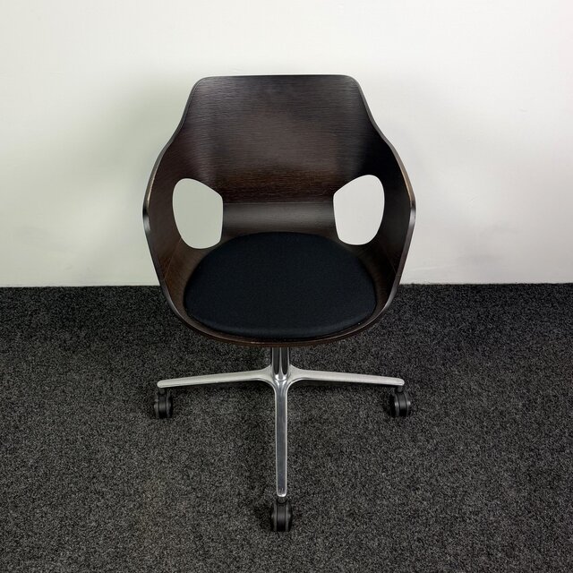 Verrijdbare Houten Kuipstoel