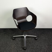 Verrijdbare Houten Kuipstoel