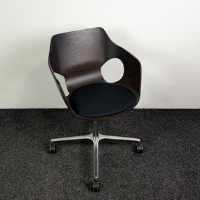 Verrijdbare Houten Kuipstoel