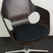 Verrijdbare Houten Kuipstoel