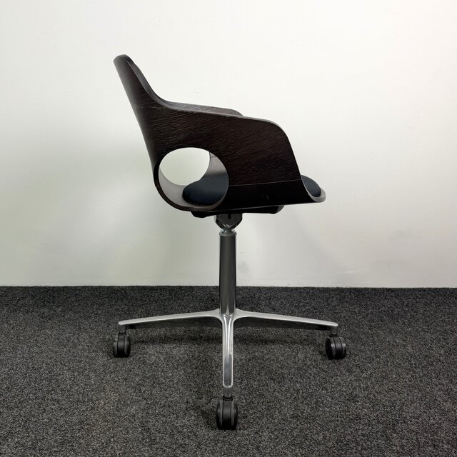 Verrijdbare Houten Kuipstoel