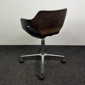 Verrijdbare Houten Kuipstoel