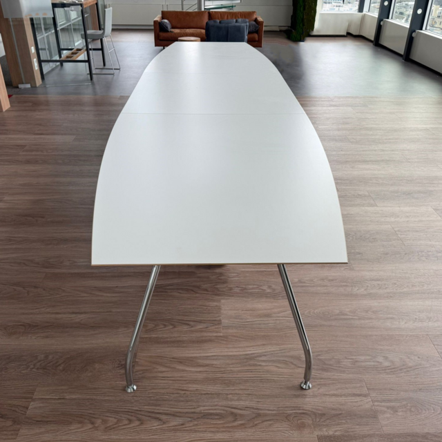 Vergadertafel - Wit Blad | 490 x 130 cm