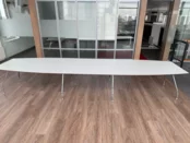 Vergadertafel - Wit Blad | 490 x 130 cm
