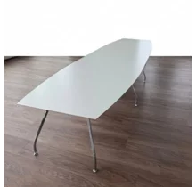 Vergadertafel - Wit Blad | 490 x 130 cm