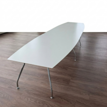 Vergadertafel - Wit Blad | 490 x 130 cm