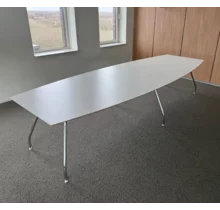 Vergadertafel - Wit Blad | 360 x 130 cm