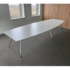 Vergadertafel - Wit Blad | 360 x 130 cm