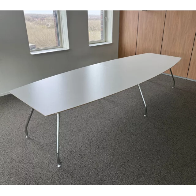 Vergadertafel - Wit Blad | 360 x 130 cm