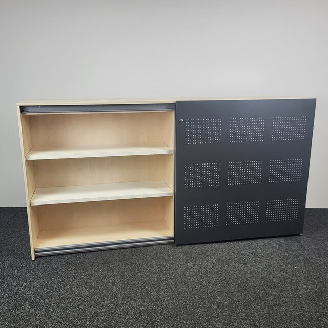 Akoestische Schuifdeurkast Antraciet |118 x 230 x 47 cm