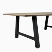 Vergadertafel Adam | Tonvormig - 240 x 120 cm