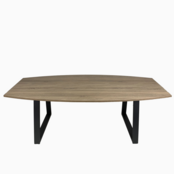 Vergadertafel Udo | Tonvormig - 240 x 120 cm
