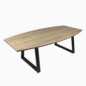 Vergadertafel Udo | Tonvormig - 240 x 120 cm