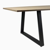 Vergadertafel Udo | Tonvormig - 240 x 120 cm