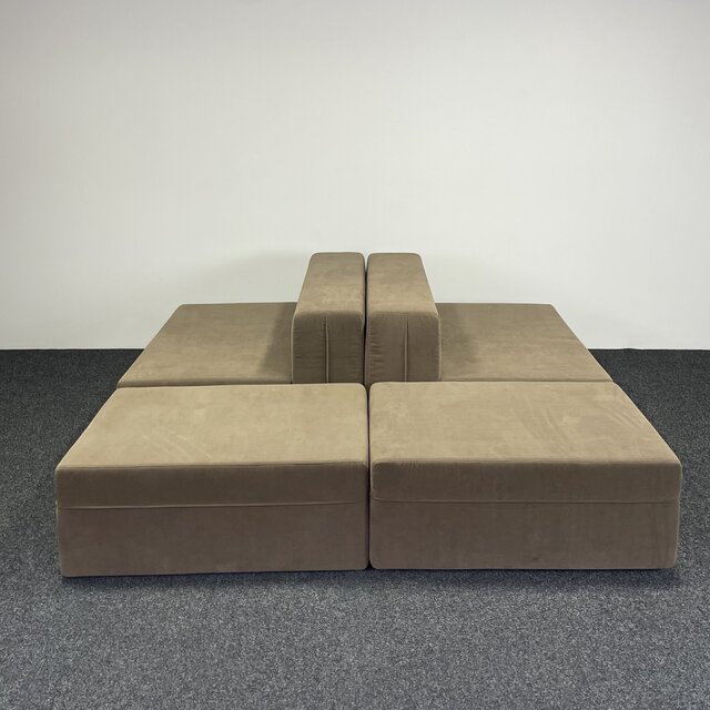 5-Delige Loungebank | Groen & Bruin