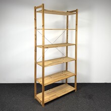 Open Houten Stellingkast - 218 x 103,5 x 40 cm