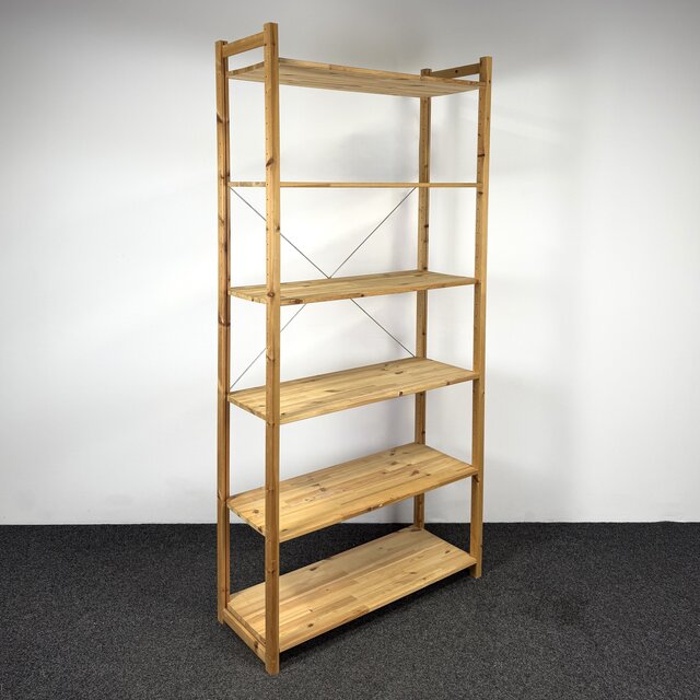 Open Houten Stellingkast - 218 x 103,5 x 40 cm