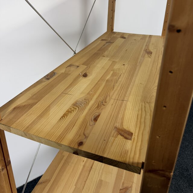 Open Houten Stellingkast - 218 x 103,5 x 40 cm