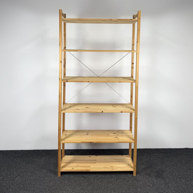 Open Houten Stellingkast - 218 x 103,5 x 40 cm