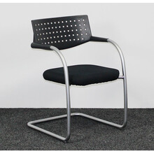 Vergaderstoel Vitra Visavis 1 - Zwart (A)