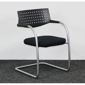 Vergaderstoel Vitra Visavis 1 - Zwart (A)
