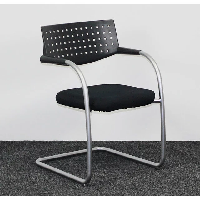 Vergaderstoel Vitra Visavis 1 - Zwart (B)