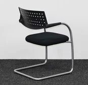 Vergaderstoel Vitra Visavis 1 - Zwart (B)