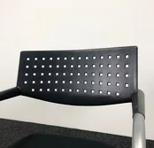 Vergaderstoel Vitra Visavis 1 - Zwart (B)
