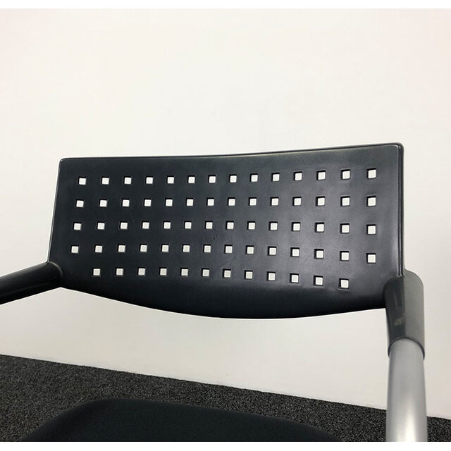 Vergaderstoel Vitra Visavis 1 - Zwart (B)