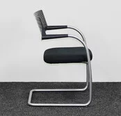 Vergaderstoel Vitra Visavis 1 - Zwart (B)