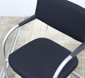 Vergaderstoel Vitra Visavis 1 - Zwart (C)