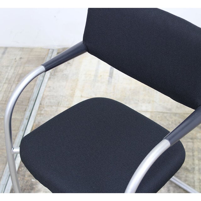 Vergaderstoel Vitra Visavis 1 - Zwart (C)