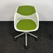 Sitag G02 Swivel Stoel | Wit / Groen
