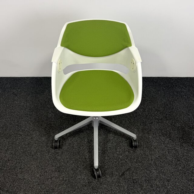 Sitag G02 Swivel Stoel | Wit / Groen