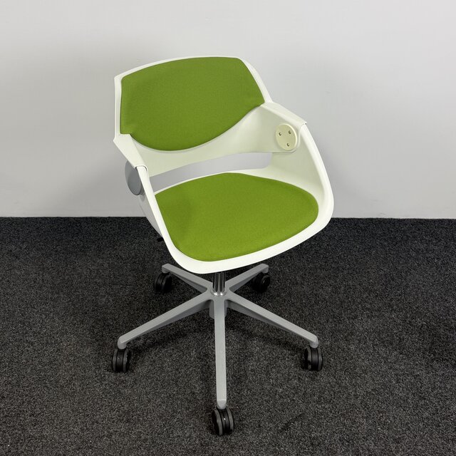 Sitag G02 Swivel Stoel | Wit / Groen