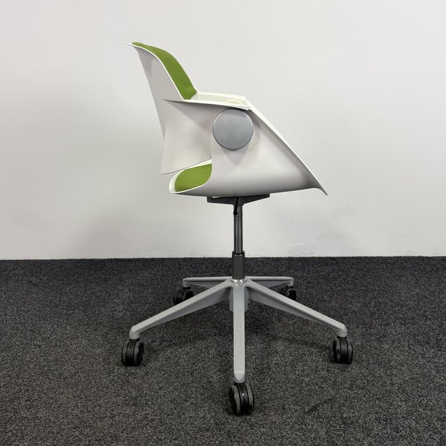 Sitag G02 Swivel Stoel | Wit / Groen