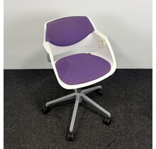 Sitag G02 Swivel Stoel | Wit / Paars