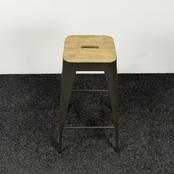 Industriële Barkruk | Hout \ Staal
