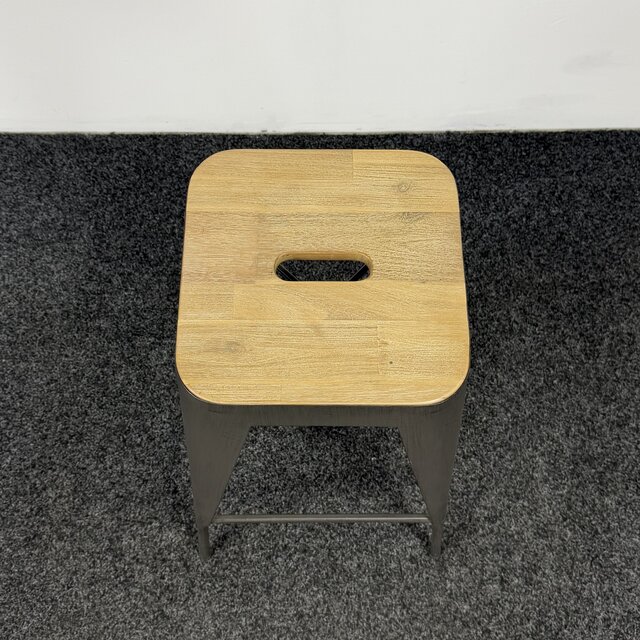 Industriële Barkruk | Hout \ Staal