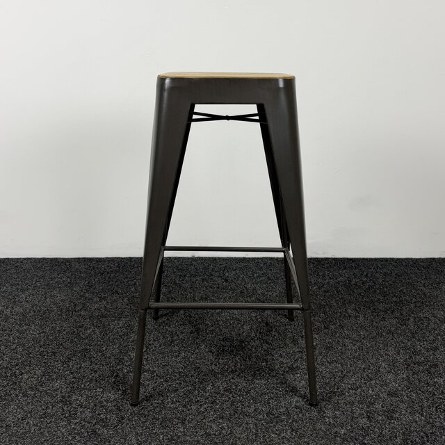 Industriële Barkruk | Hout \ Staal
