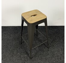 Industriële Barkruk | Hout \ Staal