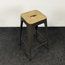 Industriële Barkruk | Hout \ Staal