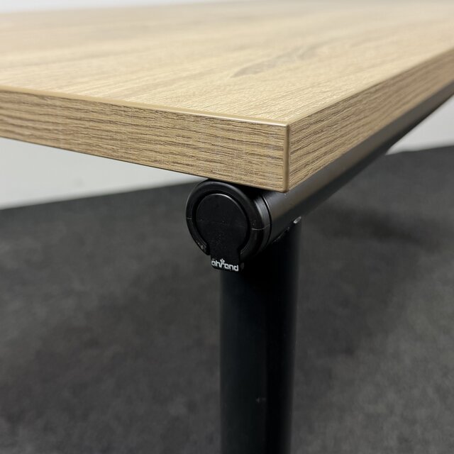 Ahrend Refurbished Kantinetafel Zwart| 160 x 80 cm